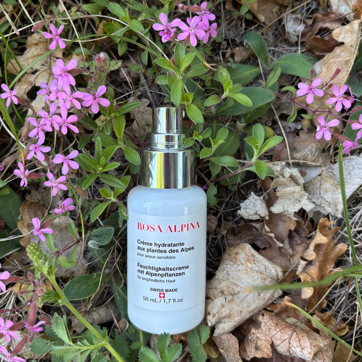 crème peaux sensibles aux plantes alpines