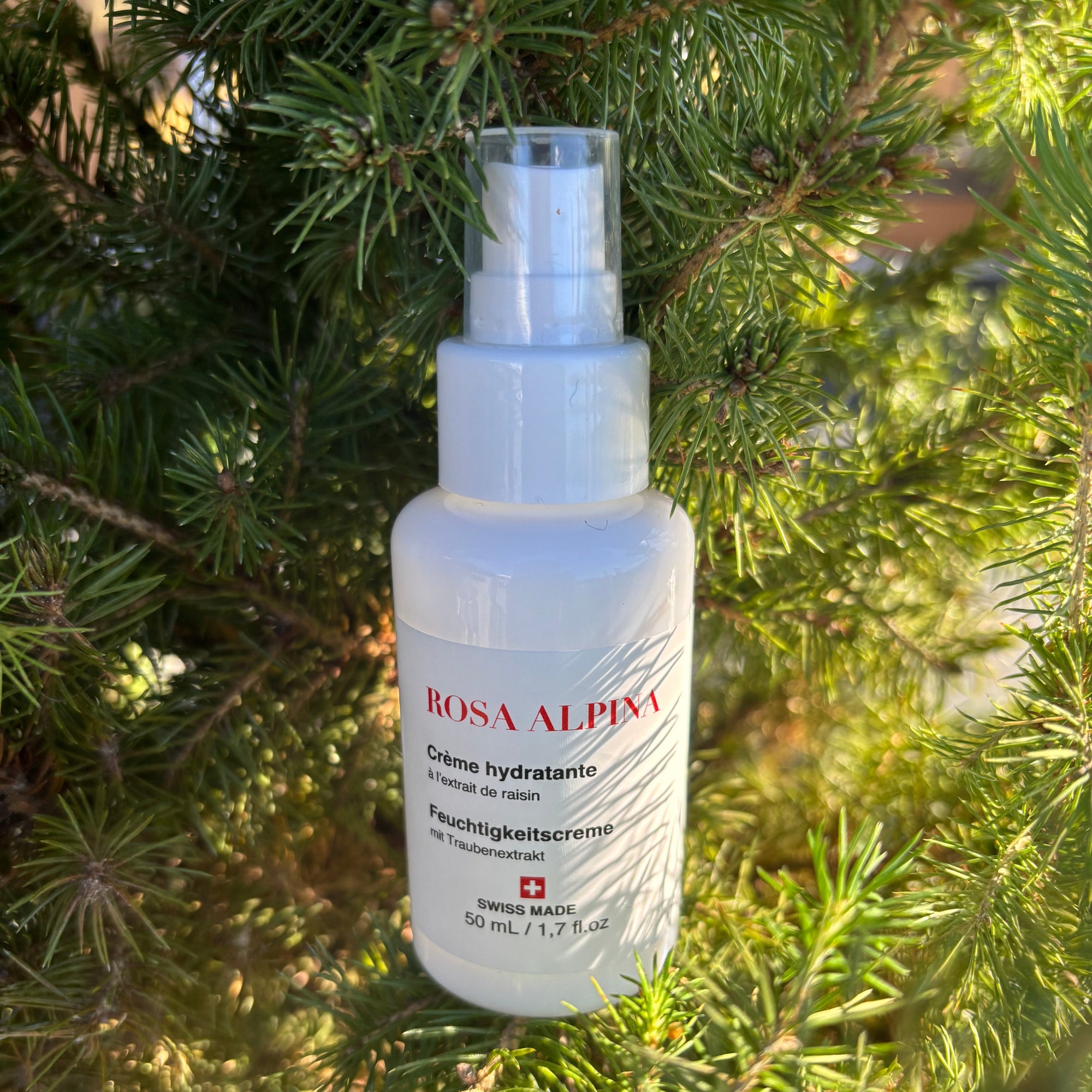 Crème hydratante extraits de raisin des Alpes suisses 50 ml